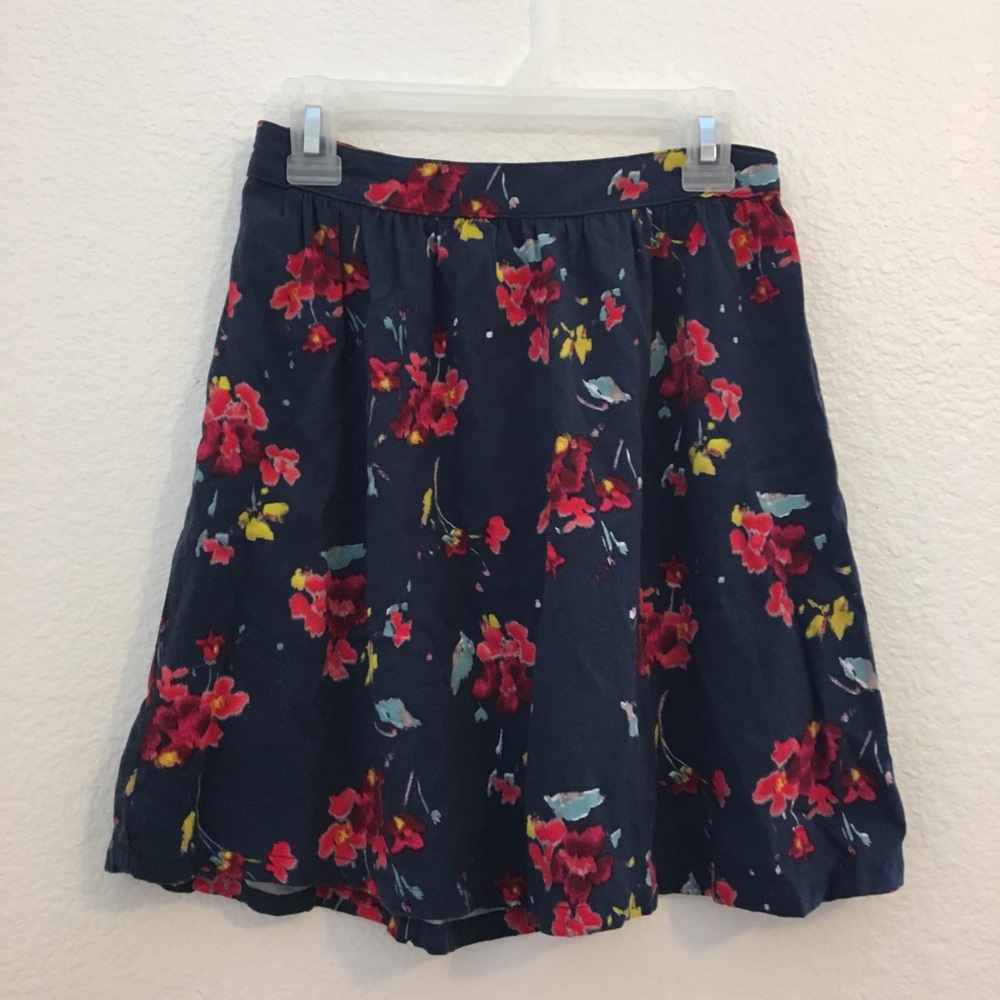 Hollister Floral Skater Skirt